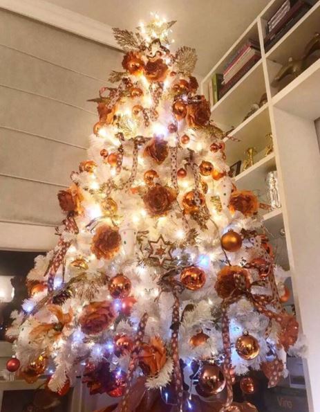 Lasciati ispirare dagli alberi di Natale e dalle decorazioni dei vip