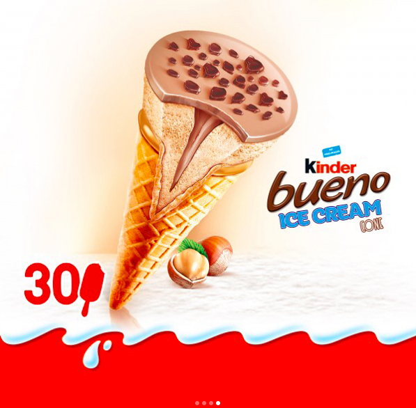 Ferrero annuncia l’arrivo dei gelati Kinder in Francia