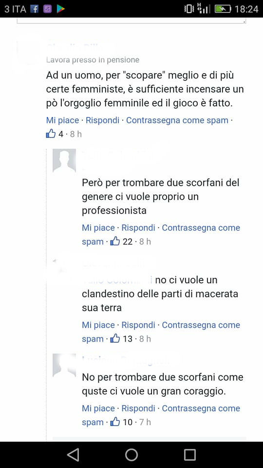 "Tossica: speriamo attacchi l'Aids a negri e antifascisi": gli insulti a Giada