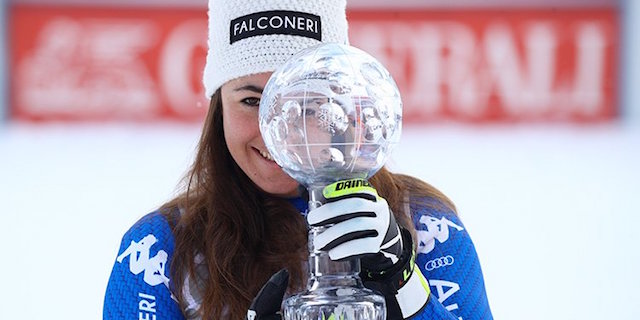 Sofia Goggia vince la Coppa del mondo di discesa libera