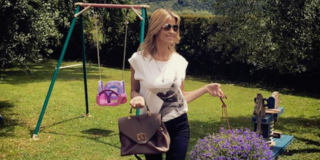 Elena Santarelli contro una follower:”Nessuno mi dica cosa devo fare con mio figlio”
