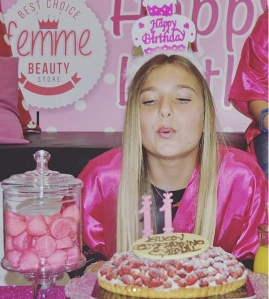 Chanel Totti ha già 11 anni: la dedica di papà e il regalo di mamma