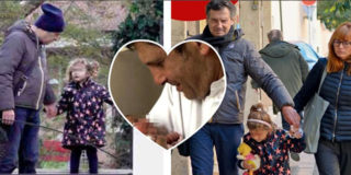 Carlotta, Stella e Fabrizio Frizzi
