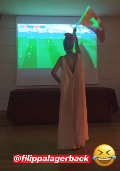 Sfida mondiale Hunziker-Lagerback: la "punizione" toccata a Michelle