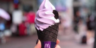 Mc Donald's lancia il gelato alla patata viola con base Oreo