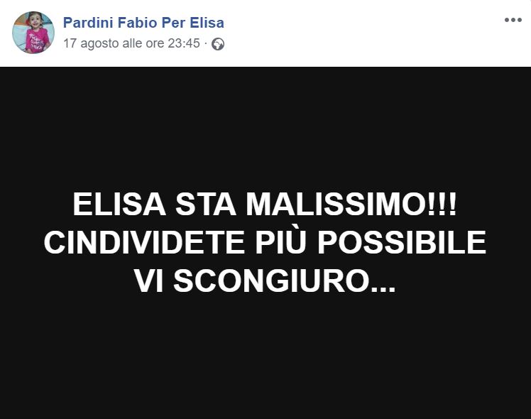 "Elisa ci ha lasciati": addio alla bimba che lottava contro una leucemia rarissima