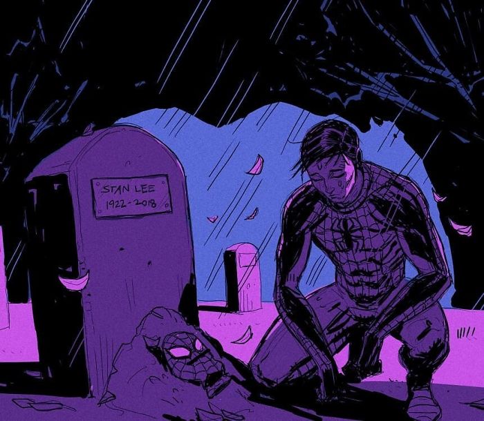 Il dolore e la gratitudine degli eroi per la morte del loro papà in 30 fumetti