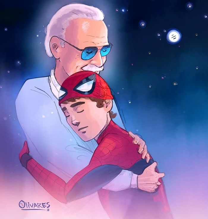 Il dolore e la gratitudine degli eroi per la morte del loro papà in 30 fumetti