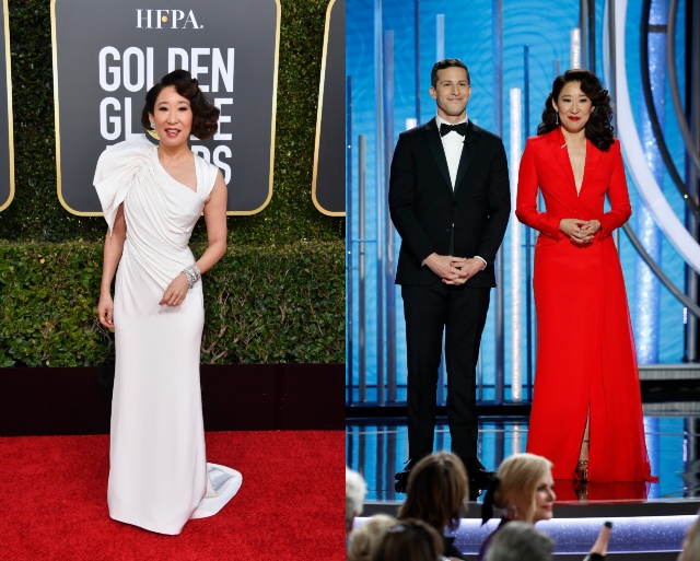 Effetto nudo, eccentrici, eleganti, regali: gli abiti delle star ai Golden Globe 2019