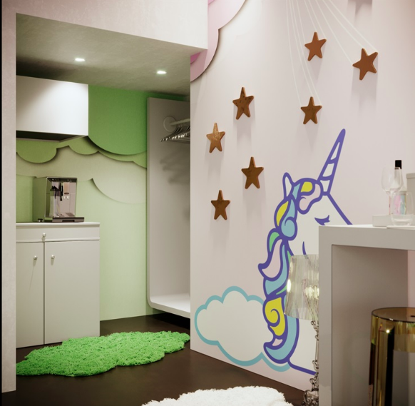 Ora puoi dormire in una casa unicorno in centro a Milano