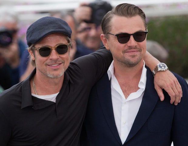 L'omaggio di Leo Di Caprio e Brad Pitt a Luke Perry