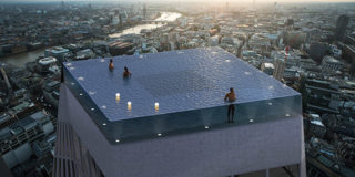 Piscina sul grattacielo