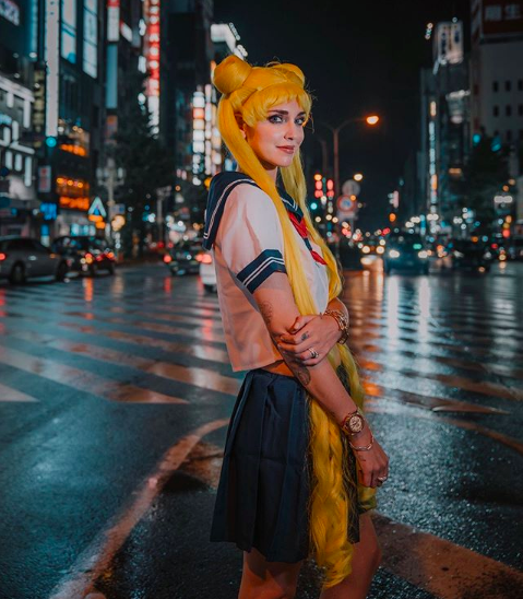 Chiara Ferragni come Sailor Moon e gli altri pazzi look dei Ferragnez in Giappone