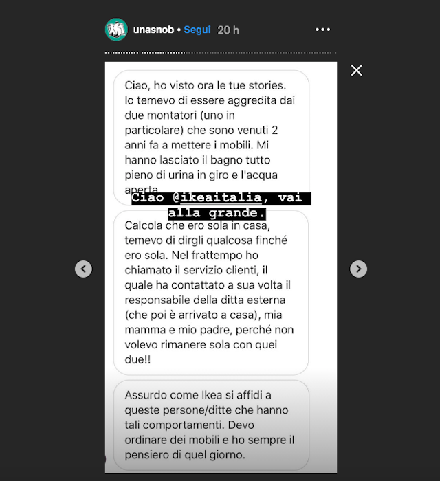 Montatori Ikea (e non solo) molestatori: la denuncia di Marta e tante altre sui social