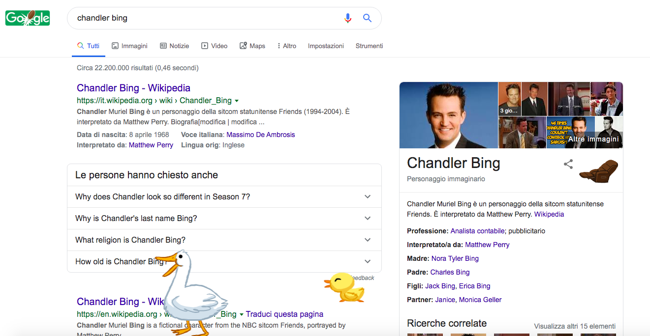 Ecco cosa succede se in questi giorni cercate i personaggi di Friends su Google