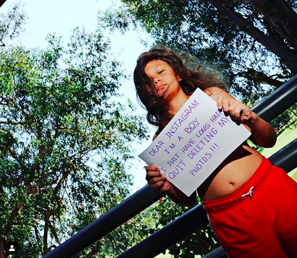 I bambini scambiati per femmine in topless: la doppia censura di Instagram