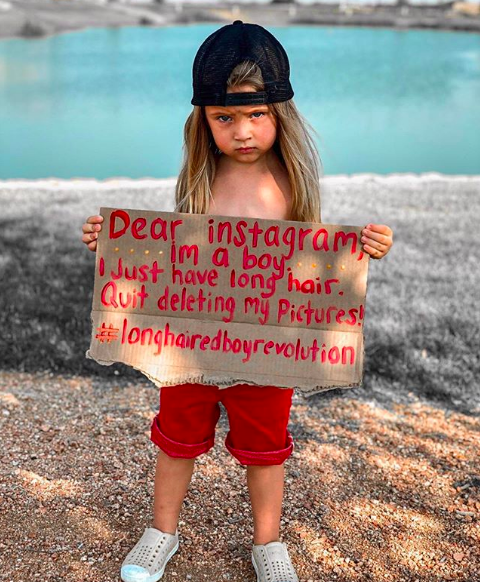 I bambini scambiati per femmine in topless: la doppia censura di Instagram