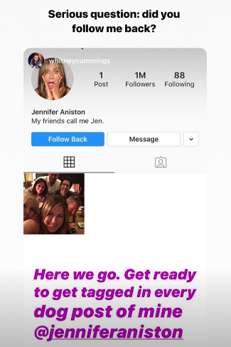 La foto di Jennifer Aniston è perfetta, ma lei posta quella del retroscena