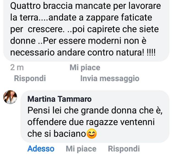 Come Erika e Martina usano "le perle degli omofobi" che insultano i loro baci