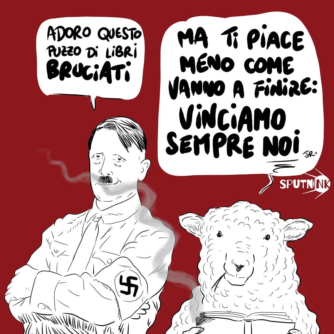Libreria Pecora Elettrica: chi brucia i libri è un vile e un codardo