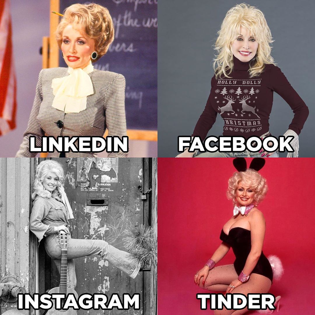 Come si cambia a seconda dei social? Cos'è la Dolly Parton Challenge