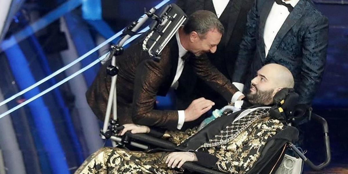 Il rap di Paolo Palumbo, malato di SLA, che ha incantato Sanremo