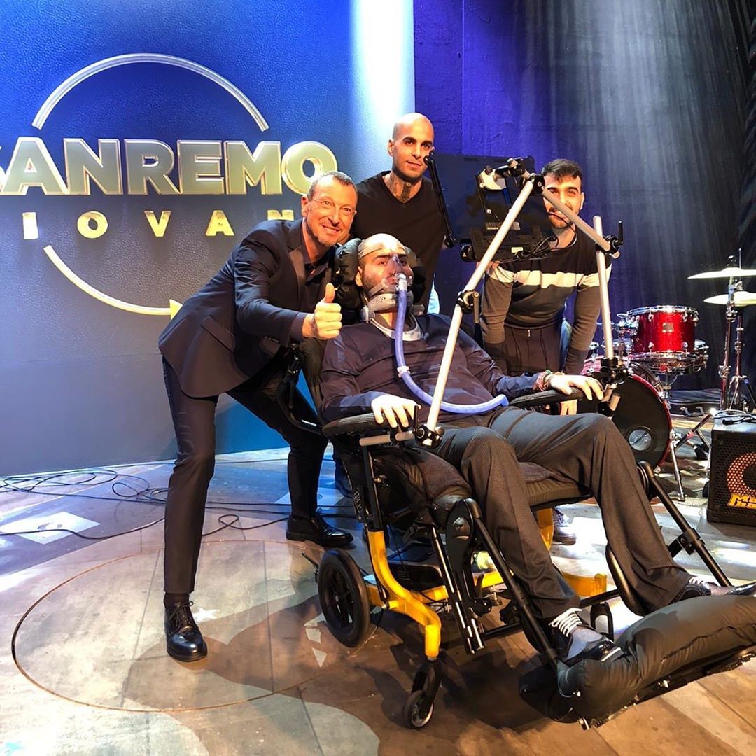 Il rap di Paolo Palumbo, malato di SLA, che ha incantato Sanremo