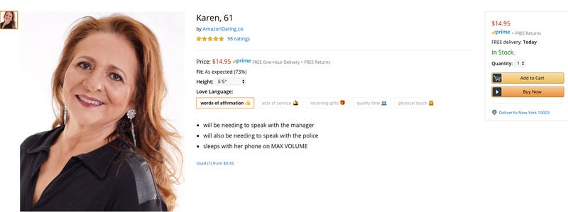Amazon Dating: il portale dove "acquistare" il tuo fidanzato per San Valentino