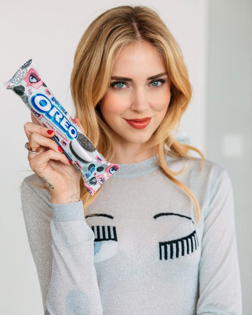 Chiara Ferragni lancia la sua linea di Oreo e, ovvio, è subito polemica