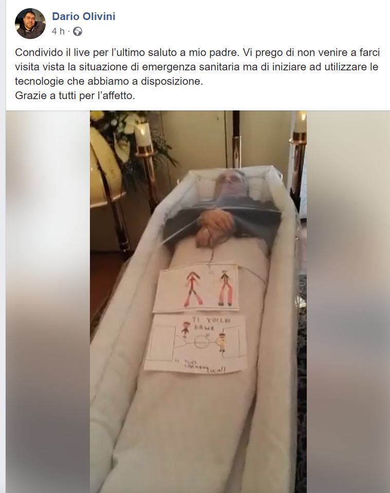 Coronavirus e funerali: dai video con i defunti al dramma del dolore “a distanza"