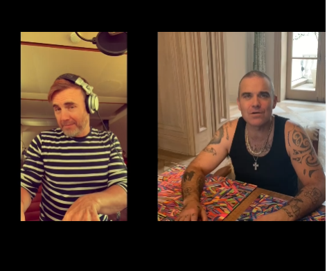 Robbie Williams annuncia la reunion (a scopo benefico) dei Take That