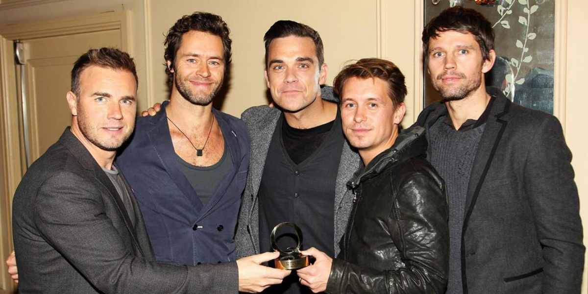 Robbie Williams annuncia la reunion (a scopo benefico) dei Take That