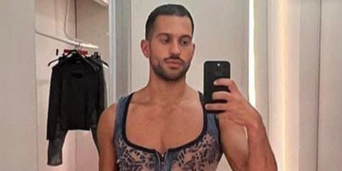 Mahmood Moda Mahmood lancia il corsetto da uomo | Roba da Donne
