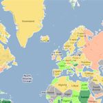 "Chi ce l'ha più lungo?". La mappa del mondo in cui le dimensioni... contano!