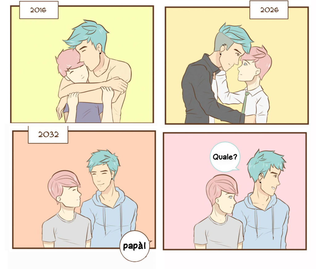 La vita di una coppia gay in 14 romantiche immagini