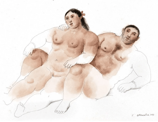 Kamasutra Boteriano: il kamasutra reinterpretato dalle “figure grasse” di Botero