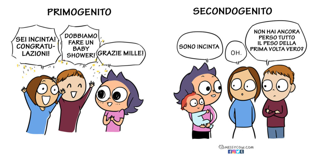 Le differenze tra il primo e il secondo figlio in 15 esilaranti illustrazioni