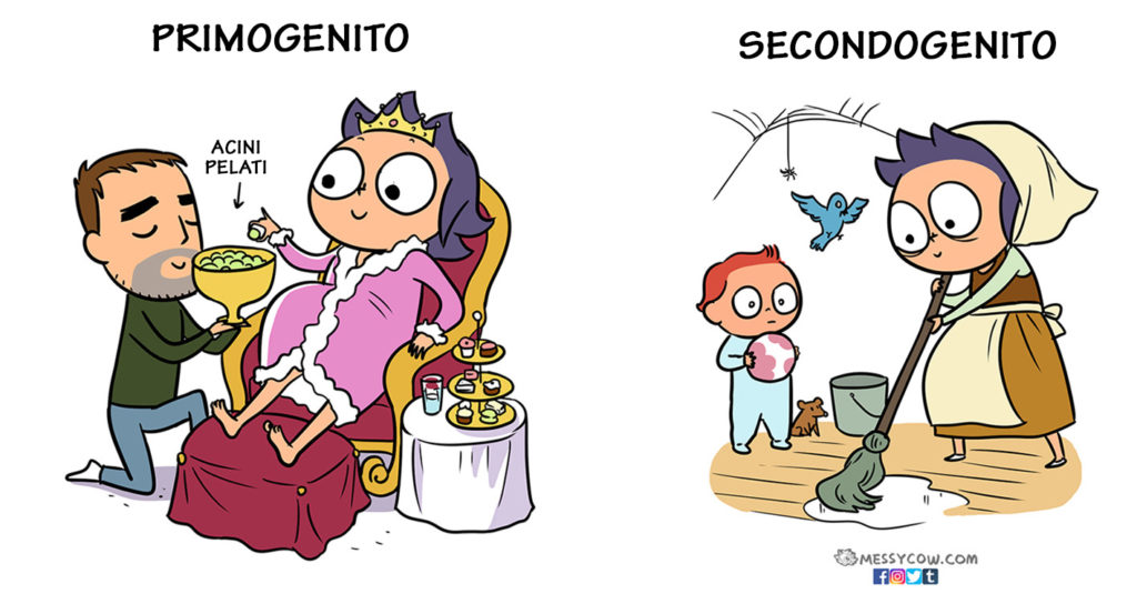 Le differenze tra il primo e il secondo figlio in 15 esilaranti illustrazioni