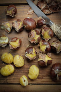 castagne al forno