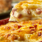 Tortino di patate e prosciutto