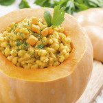 Zucca ripiena con orzo