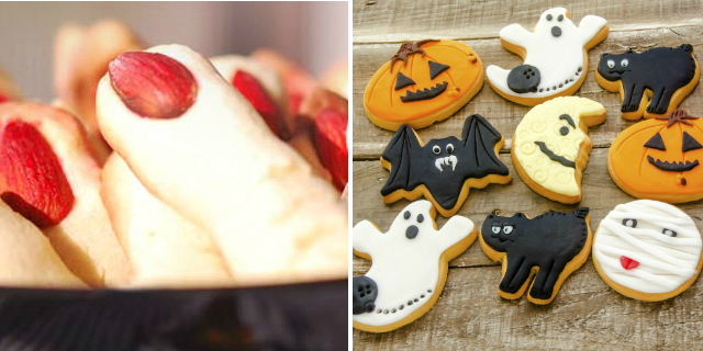 dita di strega e biscotti halloween