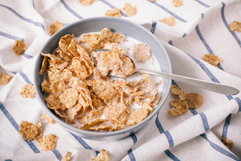 Cereali integrali a colazione