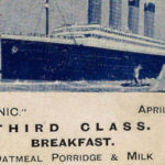 I menu del Titanic: la differenza tra i passeggeri di 1°, 2° e 3° classe