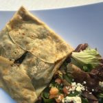 Crepes di farro carciofi e brie