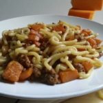 Pasta zucca e salsiccia