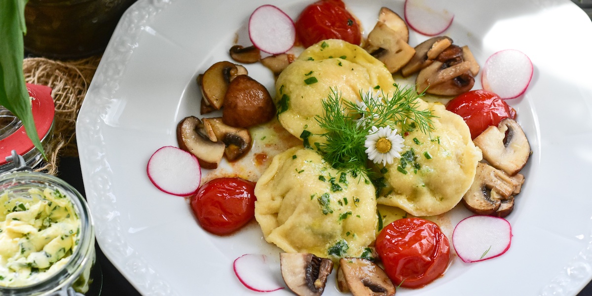 Ravioli ai funghi