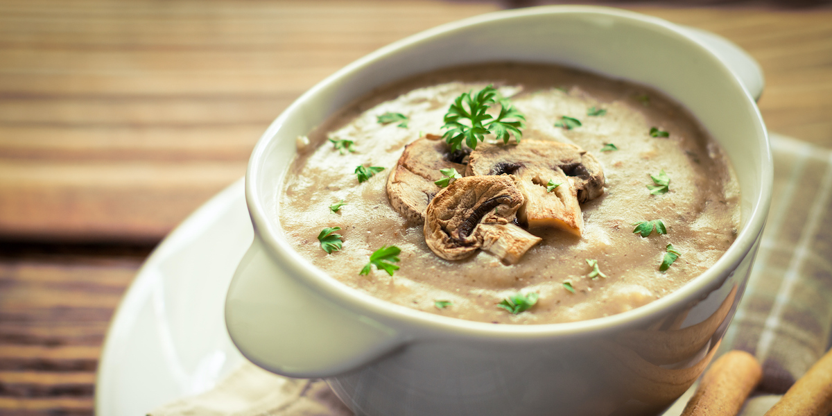 Mousse di funghi