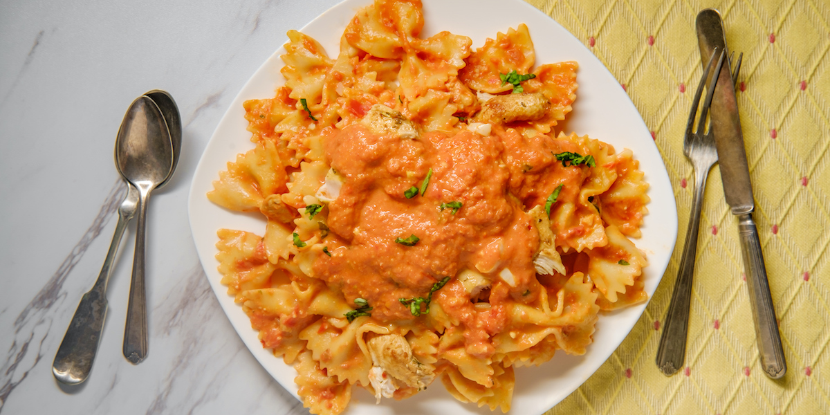 Farfalle al radicchio