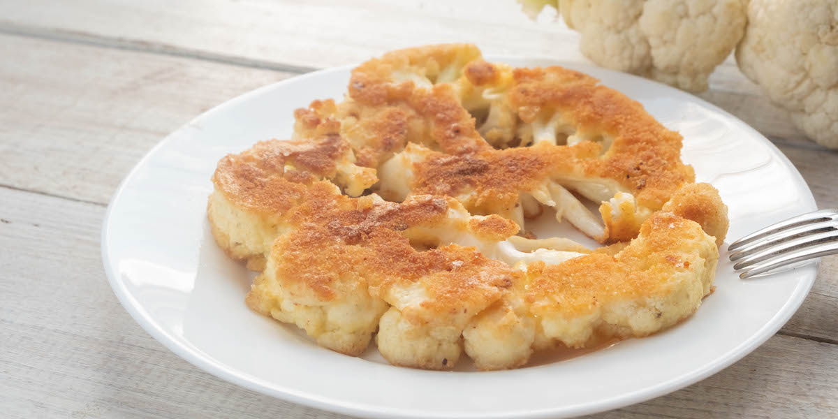 Cotolette di cavolfiore al forno